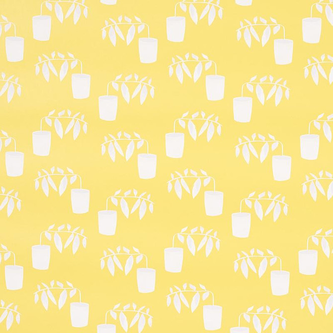 Reaching Out Lemonade 5012711 by Schumacher Designer Wallpaper Peg Norriss 9.0" - Swanky Fabrics -