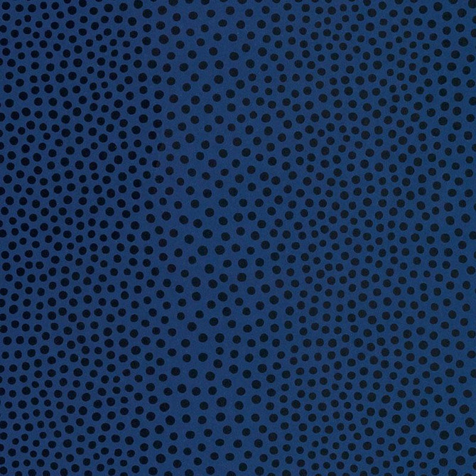 Raindots Marine Noir 5007504 by Schumacher Designer Wallpaper Drawn From Nature 9.0" - Swanky Fabrics -
