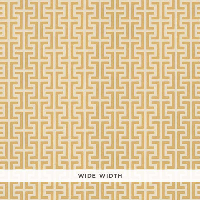 Temple Straw 5008052 by Schumacher Designer Wallpaper Veere Grenney 4.75" - Swanky Fabrics -