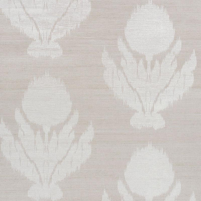 Agra Hemp Shimmer Moonstone 5009400 by Schumacher Designer Wallpaper Printed & Embellished Wallcoverings 34.0" - Swanky Fabrics -