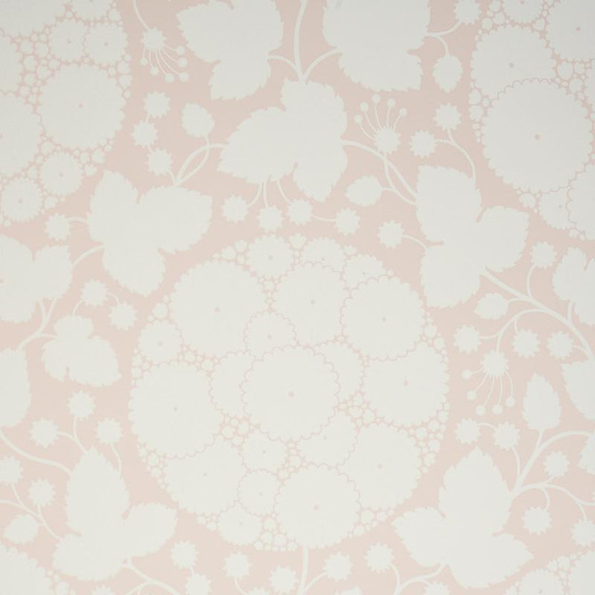 Marianne Blush 5010721 by Schumacher Designer Wallpaper Flower Power 27.0" - Swanky Fabrics -