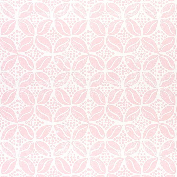 Coffee Bean Pink 5011140 by Schumacher Designer Wallpaper Molly Mahon 7.0" - Swanky Fabrics -