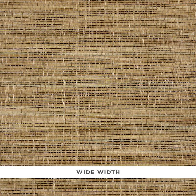Palm Weave Natural 5010260 by Schumacher Designer Wallpaper Copacabana - Swanky Fabrics -