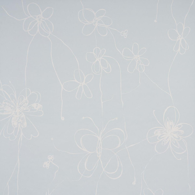 Come Back As A Flower Mineral 5014091 by Schumacher Designer Wallpaper Hera Ford 54.0" - Swanky Fabrics -