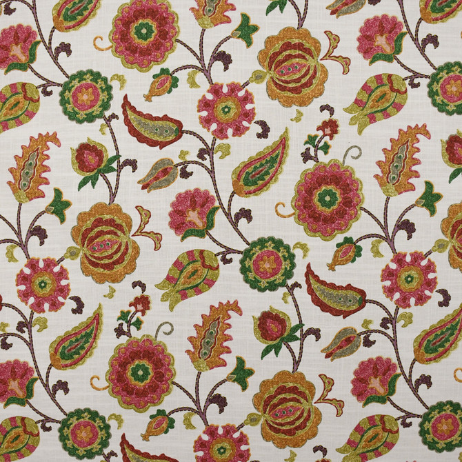 S4927 Tutti Fruitti by Greenhouse Designer Fabric 75% Cotton, 25% Linen Pakistan 27,000 </p><p>Repeat: 13.5" H, 25.25" V 54" - Swanky Fabrics -