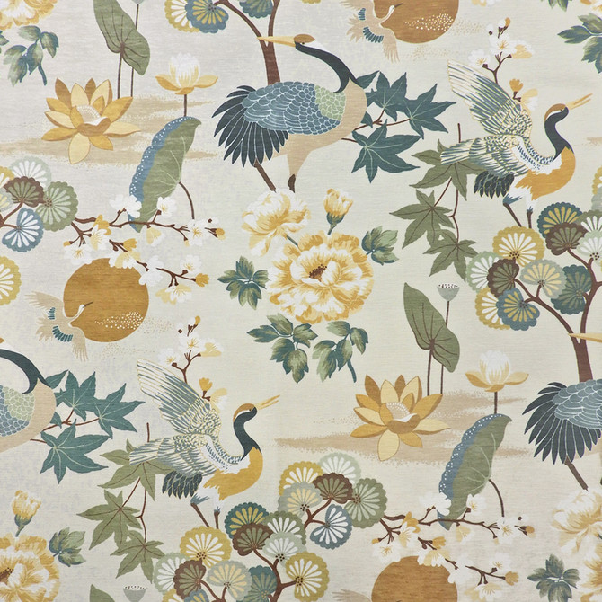 S5396 Sage by Greenhouse Designer Fabric 100% Polyester China 50,000 </p><p>Repeat: 27.5" H, 28" V 56" - Swanky Fabrics -