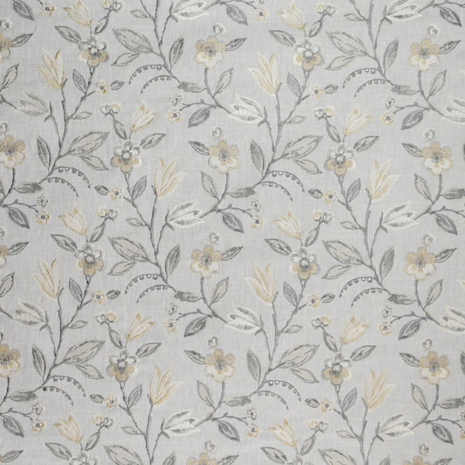 S5027 Moonstone by Greenhouse Designer Fabric S73: Onyx 58% Cotton, 42% Polyester W/ 100% Rayon Embroidery India 9,000 double rubs </p><p>Repeat: 13.125" H, 12.5" V 54" - Swanky Fabrics -
