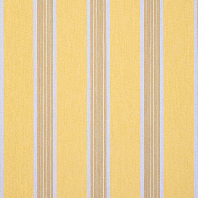 D107 Manosque Yellow by Sunbrella Designer Fabric Dickson North American Collection - Stripes 100% Solution Dyed Acrylic USA or Imported 10-Year Horizontal: and Vertical: 47 in. - Swanky Fabrics -