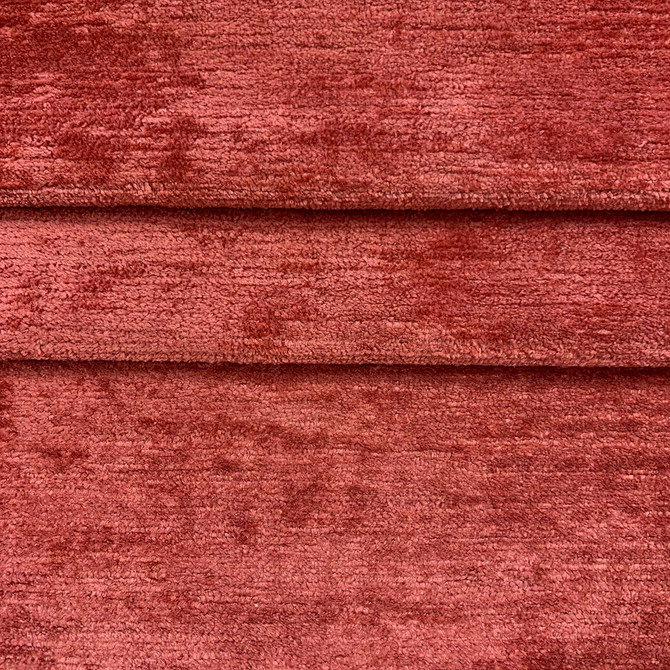 Velvet Cinnabar by Magnolia Designer Fabric - 100% Poly China 40,000+ Horizontal: 0 and Vertical: 0 54" - Swanky Fabrics -