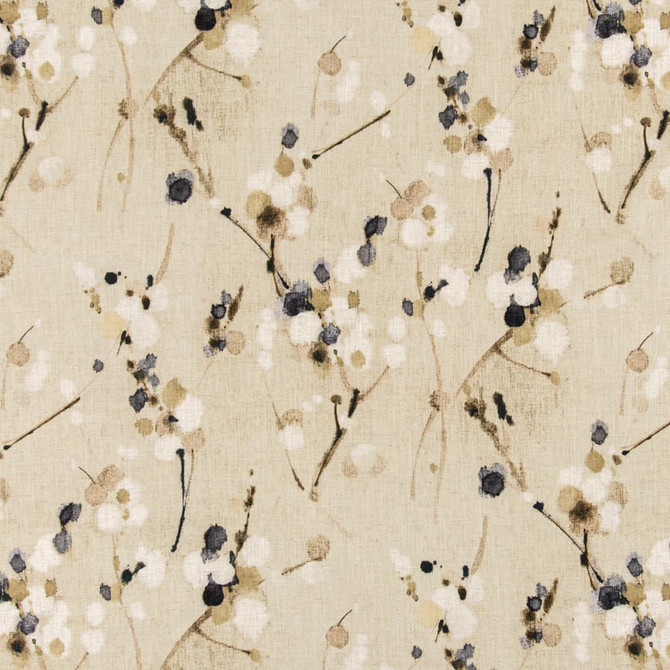 D3319 Beige by Charlotte Designer Fabric Linen Prints 95% Polyester, 5% Linen Asia Exceeds 100,000 Wyzenbeek Rubs (Heavy Duty) </p><p>Repeat: Horizontal 27" x Vertical 27" 54 Inches - Swanky Fabrics -