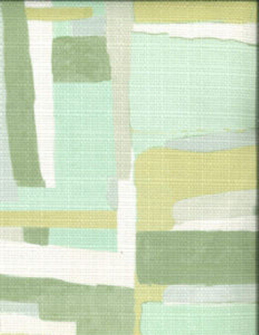 Apex Seafoam 106 by Norbar Designer Fabric MONTAGE 100 POLYESTER SPAIN 17 3/4"V 27 1/6"H 54 - Swanky Fabrics -