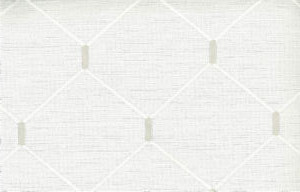 Aspen White 130 by Norbar Designer Fabric PANDORA 66% POLYESTER 34% COTTON INDIA 6 3/8"V 6 3/8"H 53 - Swanky Fabrics -