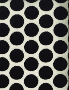 Balloon Black by Norbar Designer Fabric HEIRLOOM 86% VISCOSE 14% POLYESTER INDIA 2 1/4"V 3 1/2"H 58 - Swanky Fabrics -