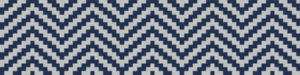Zorro Navy 60 by Norbar Designer Fabric SUNTASTIC 100% POLYACRYLIC GERMANY 6 7/8"V 5 1/2"H 54 - Swanky Fabrics -