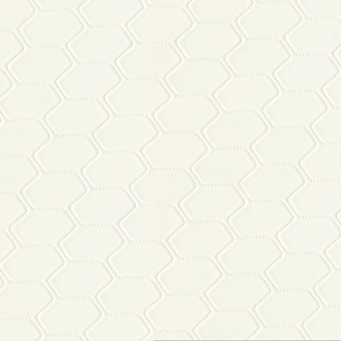 Bargello 602 Mystic White by GUARDIAN Designer Fabric 100% Polyvinyl Chloride (PVC) CN 1,500,000 Double Rubs (Wyzenbeek) </p><p>Repeat: Horizontal: and Vertical: 54 in. (137 cm) - Swanky Fabrics -