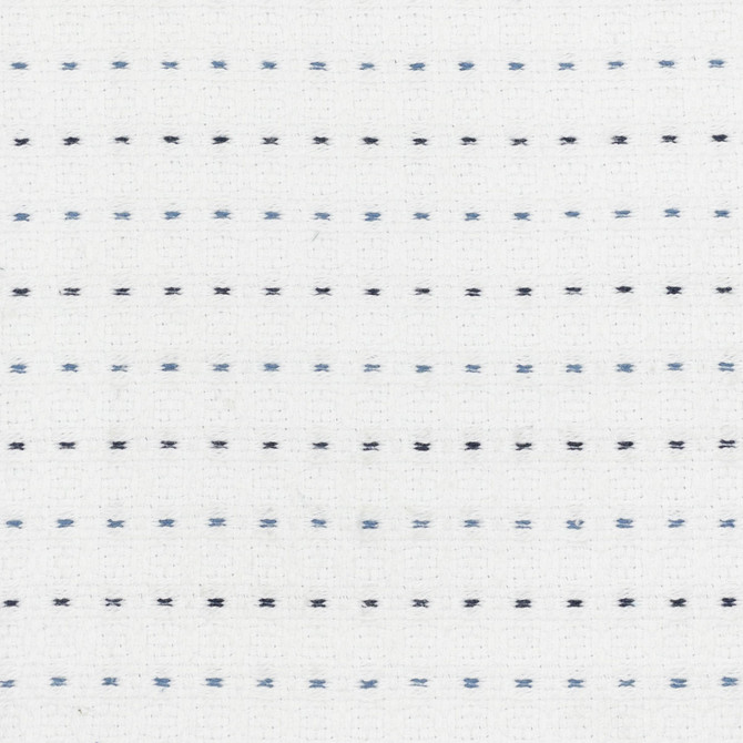 Slender 1 Blue/White by Stout Fabric Stout Fabric Slender 1 Blue/WhiteFabric COMFORTABLE LIVING HAZE/NAVY 60%COT 40%POL USA </p><p>Repeat: H: 1.500, V: 1.500 54 in - Fabric Carolina -