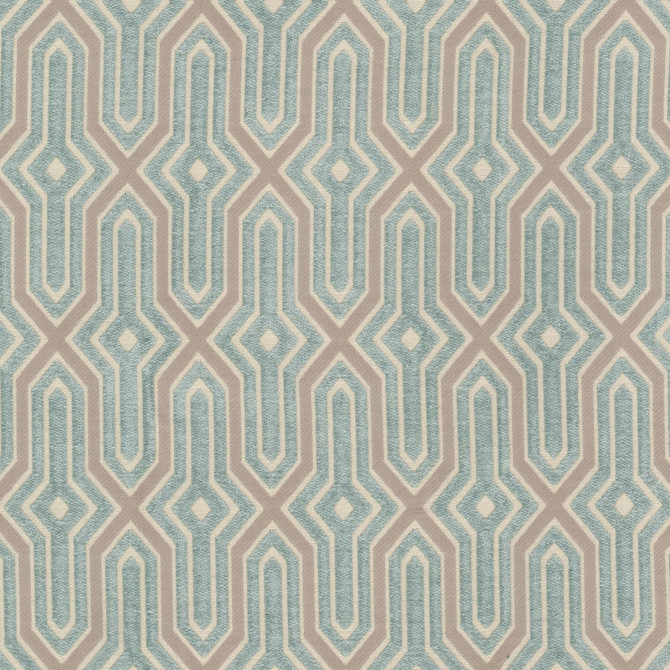 Poise 1 Opal by Stout Designer Fabric RAINBOW LIBRARY VAPOR/SEAGLASS 60%SVI 24%POL 16%COT INDIA Horizontal: 2.750 and Vertical: 6.000 54 in - Swanky Fabrics -