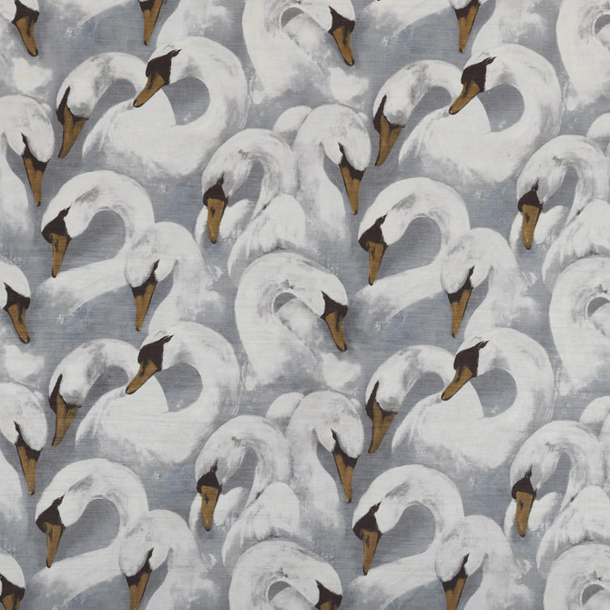 Babcock 4 Granite by Marcus William Designer Fabric KAI/MARCUS WILLIAM FENELLA 60%COT 40%POL UK WYZENBEEK 55 000 DOUBLE WEAR TEST (HEAVY DUTY) Horizontal: 26.750 and Vertical: 24.500 54 in - Swanky Fabrics -
