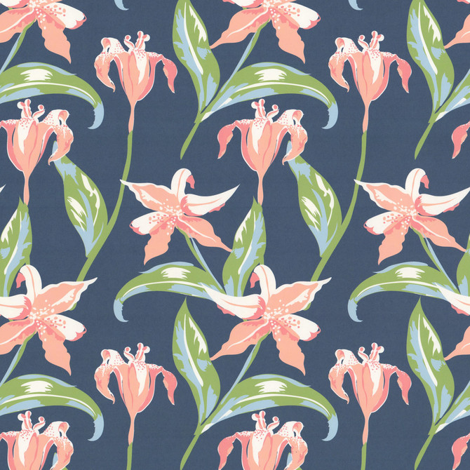 W07Vl Emma 2 Punch by Aoc Designer Wallcovering ART OF COLOR HERITAGE WALLPAPER II 100%PA USA Horizontal: 9.000 and Vertical: 12.000 27 in - Swanky Fabrics -