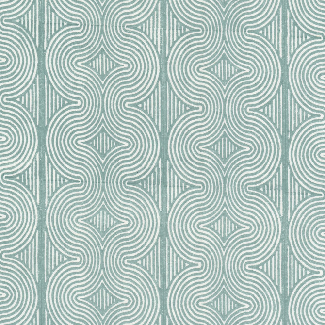 Macready 1 Seaspray by Stout Designer Fabric RAINBOW LIBRARY VAPOR/SEAGLASS 58%LIN 42%COT INDIA Horizontal: 5.875 and Vertical: 7.625 54 in - Swanky Fabrics -
