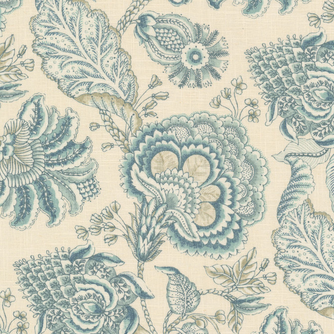 Iceberg 1 Teal by Stout Designer Fabric RAINBOW LIBRARY VAPOR/SEAGLASS 55%LIN 45%SVI SOUTH KOREA Horizontal: 27.250 and Vertical: 24.125 55.5 in - Swanky Fabrics -