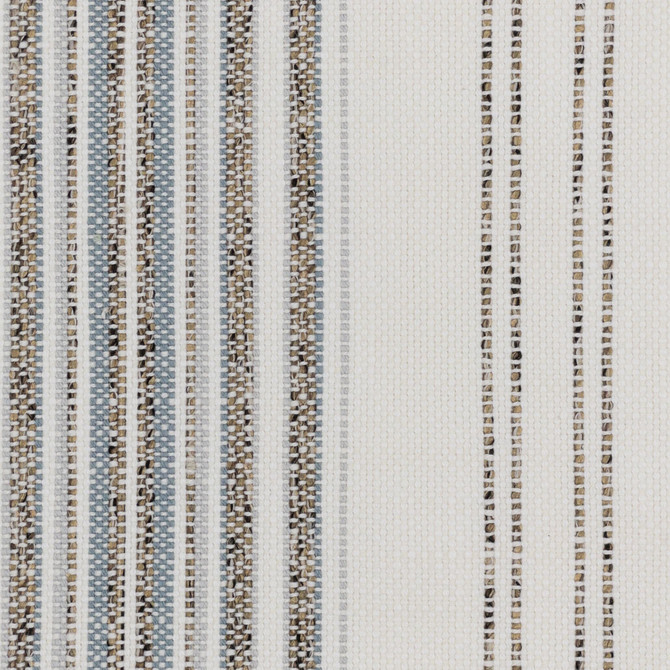 Kokomo 5 Shoreline by Stout Designer Fabric JUST STRIPES BLUE/SPRING 91%POL 9%NOL USA Horizontal: 0.125 and Vertical: 8.250 56 in - Swanky Fabrics -