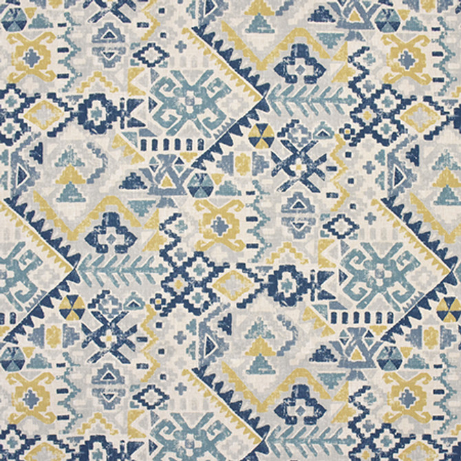 Be Different Atlantis by Carole Designer Fabric Artisan 100% Polyester-Knit Backing CHINA 12,000 Wyzenbeek Double Rubs 25 1/4" V, 13 1/2" H HD 55" - Swanky Fabrics -