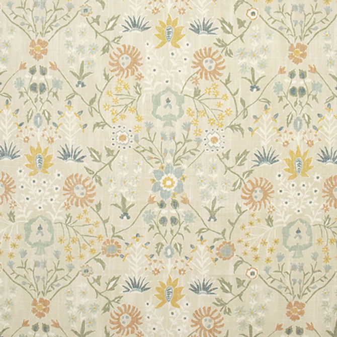 Day Of Magic Spring by Carole Designer Fabric Artisan 69% Polyester, 23% Viscose, 8% Linen CHINA 12,000 Wyzenbeek Double Rubs 27" V, 27" H 55" - Swanky Fabrics -