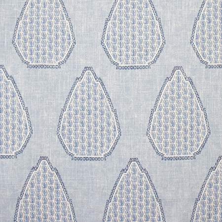 Might Have Known Waterfall by Carole Designer Fabric Artisan 36% Polyester, 26% Cotton, 22% Viscose, 16% Linen CHINA 27" V, 13 1/2" H 55" - Swanky Fabrics -