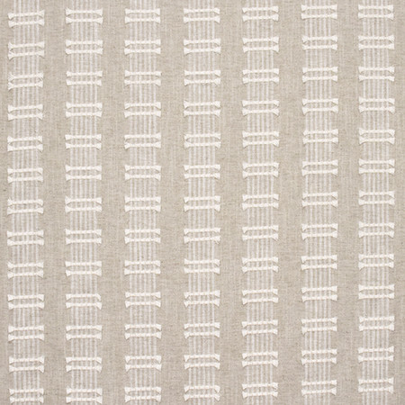 Over The Tracks Linen by Carole Designer Fabric Artisan Base: 81% Cotton, 19% Poly. Embr: 100% Cotton INDIA N/A 2.13" V, 4" H 54.75" - Swanky Fabrics -