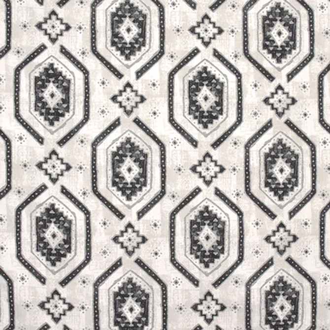 Stronghold Ebony by Carole Designer Fabric Artisan 100% Cotton PAKISTAN 50,000 Wyzenbeek Double Rubs 12 1/2" V, 13 1/2" H HD 56.5" - Swanky Fabrics -