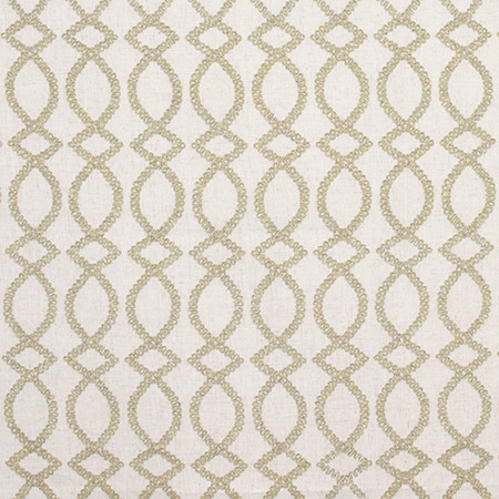 When We Connect Linen by Carole Designer Fabric Artisan Base: 91% Poly, 9% Linen. Embr: 93% Poly, 7% Linen CHINA 1,000 Wyzenbeek Double Rubs 5 1/2" V, 3 1/2" H 54" - Swanky Fabrics -