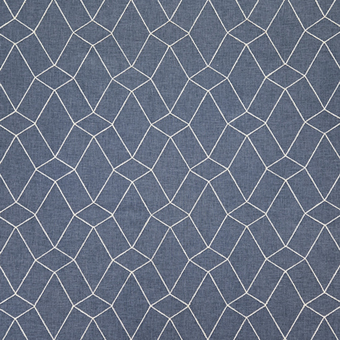 Break It Off Indigo by Carole Designer Fabric Dawn & Dusk 55% Cotton, 45% Polyester India 7 7/8" V, 6 1/2" H 52" - Swanky Fabrics -