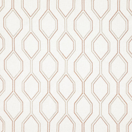 Going My Way Clay by Carole Designer Fabric Dawn & Dusk Base: 70% Cotton, 25% Polyester, 5% Linen, Embr: 61% Cotton, 22% Polyester, 13% Rayon, 4% Linen India 7 3/4" V, 6 1/2" H 52" - Swanky Fabrics -