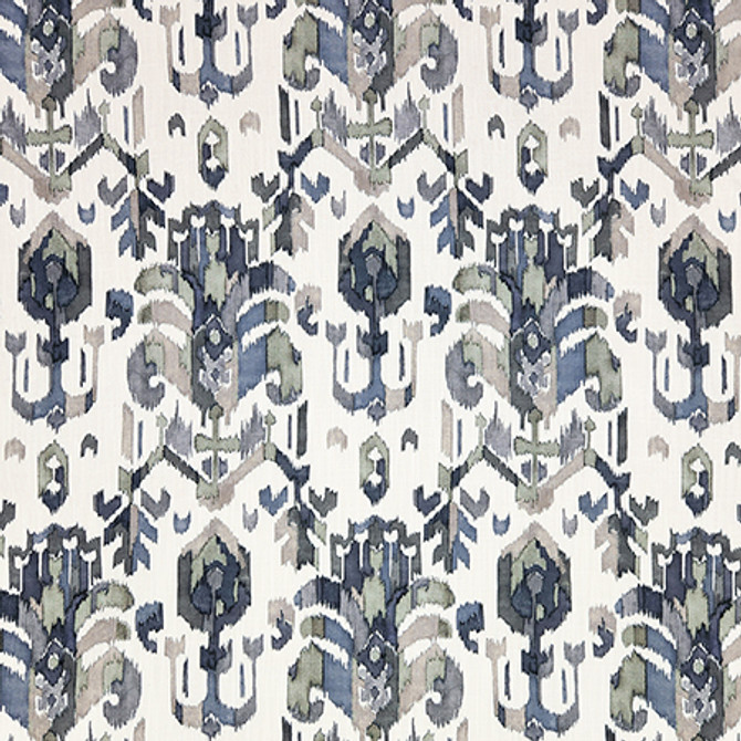 Marchington Midnight by Carole Designer Fabric Earth & Stone 100% Polyester Printed In Usa 27 3/4" V, 7 1/2" HD 56" - Swanky Fabrics -