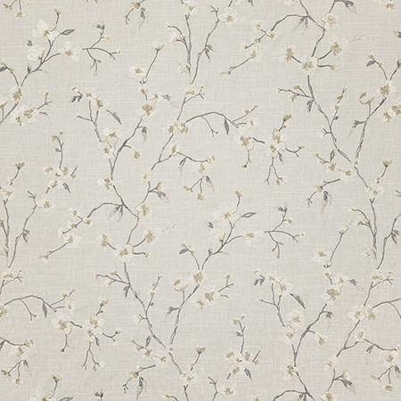 Music Lover Natural by Carole Designer Fabric Earth & Stone Base: 69% Cotton, 31% Polyester. Embr: 100% Rayon India 20,000 WYZENBEEK DOUBLE RUBS 25 1/4" V, 12 1/2" H HD 50" - Swanky Fabrics -