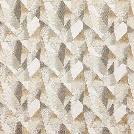 See The Effect Quartz by Carole Designer Fabric Earth & Stone Base: 50% Polyester, 50% Cotton, Embr: 100% Polyester India 51,000 WYZENBEEK DOUBLE RUBS 6 5/8" V, 6 3/8" H 52" - Swanky Fabrics -