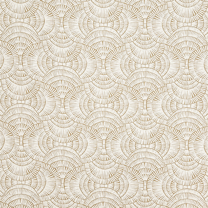 Fan Over Nomad by Carole Designer Fabric Evergreen 85% Cotton, 15% Linen Pakistan 13 1/2" V, 13 1/2" H 54" - Swanky Fabrics -