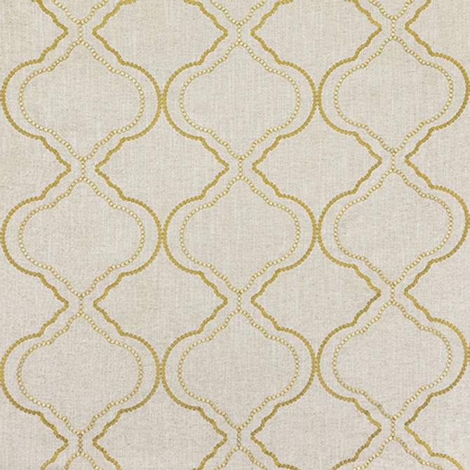 Opening Ceremony Dijon by Carole Designer Fabric Evergreen 50% Polyester, 25% Viscose, 17% Cotton, 8% Linen India 9 1/4" V, 10 3/4" H 53" - Swanky Fabrics -