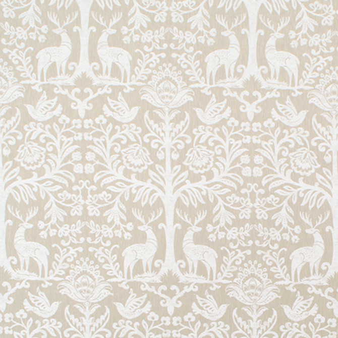 Deer Ridge Vintage Linen by Carole Designer Fabric Harvest 84% Polyester, 16% Cotton India 32 1/4" V, 13 1/4" H 54.5" - Swanky Fabrics -