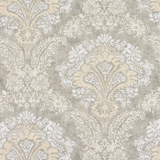 Maryland Avenue Stone by Carole Designer Fabric Harvest 100% Cotton-Soil Repellent Usa 50,000 Wyzenbeek Double Rubs 26 3/4" V, 27 3/4" H HD 56.5" - Swanky Fabrics -