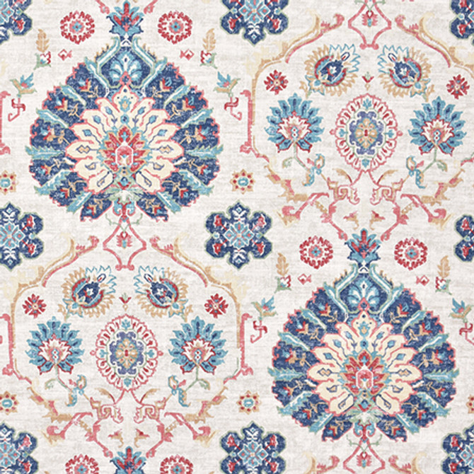 Traditions Of Multi by Carole Designer Fabric Harvest 75% Cotton, 25% Linen Pakistan 27" V, 27" H HD 54" - Swanky Fabrics -