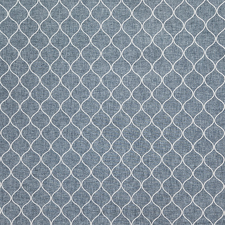 Cup Of Tea Denim by Carole Designer Fabric In The Details 78% Polyester, 14% Cotton, 8% Linen India N/A 3" V, 2 1/4" H 54" - Swanky Fabrics -