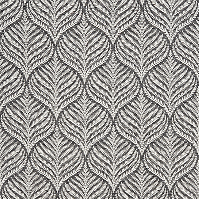 Longing Graphite by Carole Designer Fabric In The Details 48% Cotton, 46% Polyester, 6% Linen India 11 5/8" V, 4 5/8" H HD 54" - Swanky Fabrics -