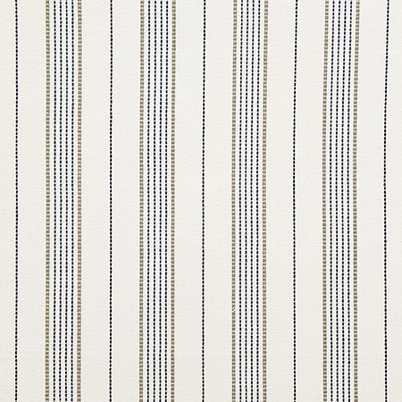 Stage Lights Navy by Carole Designer Fabric In The Details 100% Cotton India 9,000 Wyzenbeek Double Rubs 3" H 54" - Swanky Fabrics -