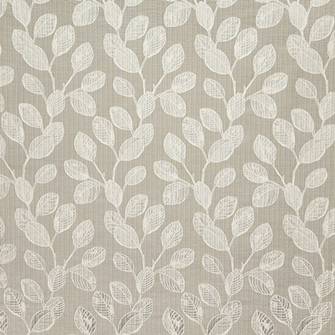 Vernwood Feather by Carole Designer Fabric In The Details 61% Polyester, 39% Cotton India 18 1/2" V, 9 1/4" H 55" - Swanky Fabrics -