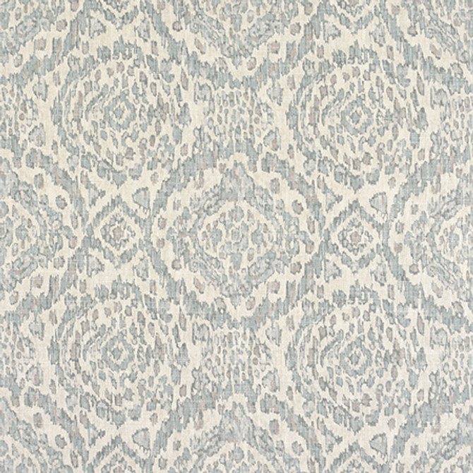 Popular Belief Flax by Carole Designer Fabric Jade 36% Polyester, 26% Cotton, 22% Viscose, 16% Linen China 13 1/2" V, 13 1/2" H 56" - Swanky Fabrics -