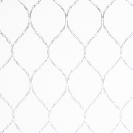 As You Go White Steel by Carole Designer Fabric Moonstone 52% Cotton, 25% Rayon, 18% Polyester, 5% Linen India N/A 7 1/2" V, 4 1/4" H 52" - Swanky Fabrics -