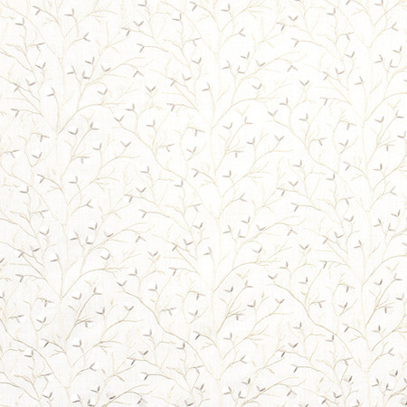 Never Regret Snow by Carole Designer Fabric Moonstone 60% Cotton, 30% Polyester, 10% Linen India 9 1/4" V, 8 1/2" H 51.5" - Swanky Fabrics -