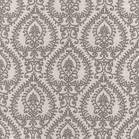 Showcase Driftwood by Carole Designer Fabric Moonstone 52% Polyester, 48% Cotton India 12 3/4" V, 12 3/4" H 51" - Swanky Fabrics -